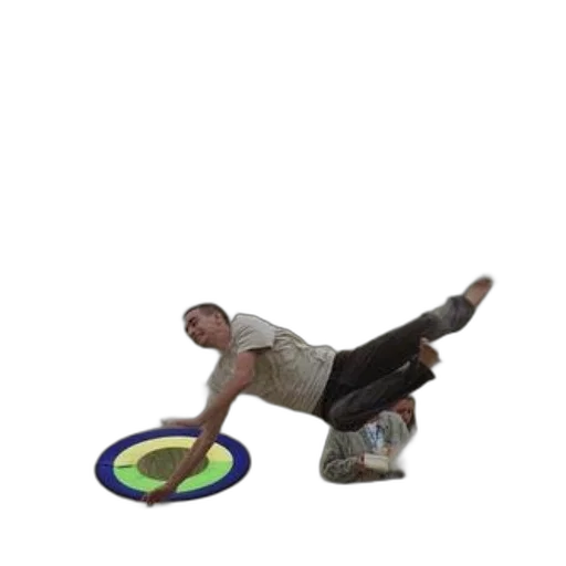 creature, concept art, 3d render, man, mid-air, diving, frisbee, sandy transparent PNG cut-out