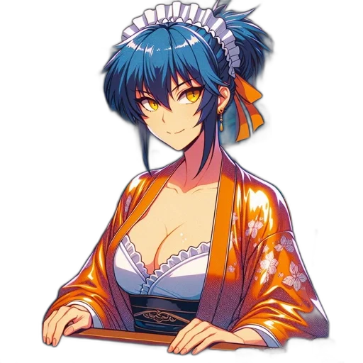 dress, staff, jewelry, crown, anime, pixel art, concept art, vaporwave transparent PNG cut-out