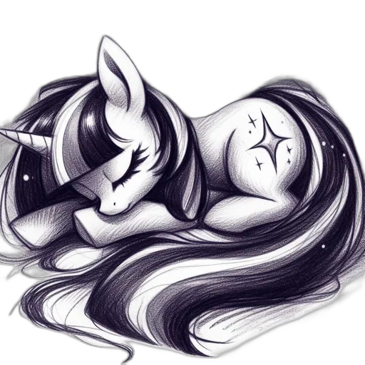 fantasy art, concept art, cartoon, pencil sketch, outer space, monochrome, dreamily, illustrated transparent PNG cut-out