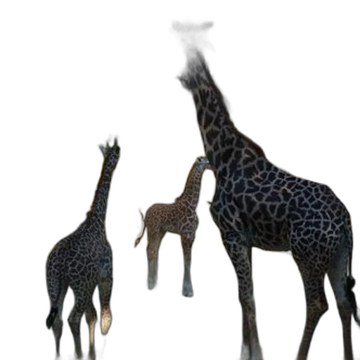 animal, creature, staff, 3d render, concept art, photorealistic, fantasy art, family transparent PNG cut-out