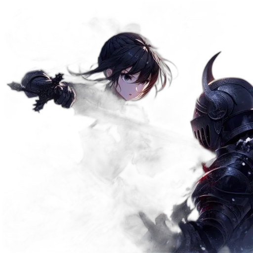 weapon, sword, mask, concept art, fantasy art, anime, comic book art, fire transparent PNG cut-out
