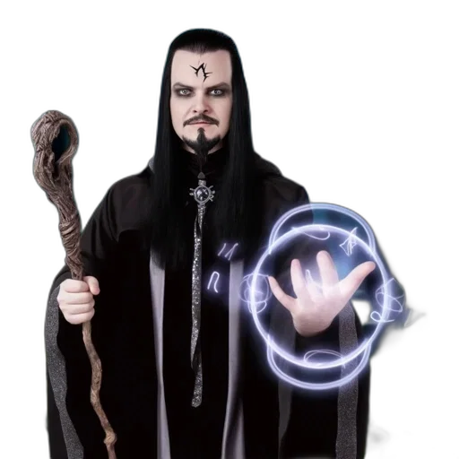 staff, jacket, sword, weapon, concept art, fantasy art, comic book art, 3d render transparent PNG cut-out