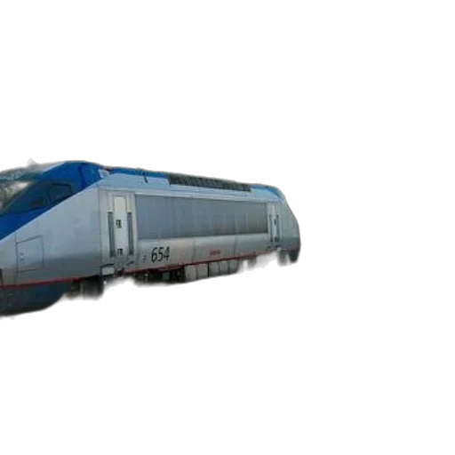 weapon, 3d render, concept art, photorealistic, sleek, silver, train, blue transparent PNG cut-out