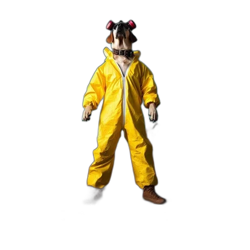 jacket, animal, staff, creature, concept art, 3d render, parody, breaking transparent PNG cut-out