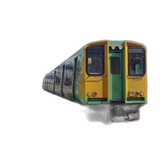 car, robot, 3d render, photorealistic, concept art, green, yellow, train transparent PNG cut-out