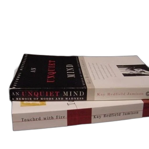 two, books, kay, redfield, jamison, unquiet, mind, touched transparent PNG cut-out
