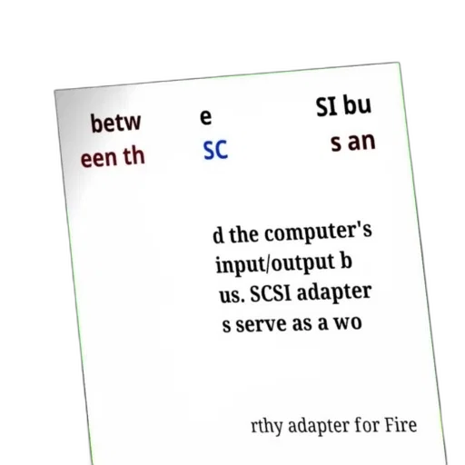 robot, fire, diagram, illustrating, connection, between, scsi, bus transparent PNG cut-out