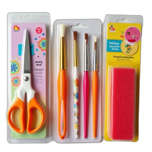 staff, weapon, colorful, collection, art, supplies, displayed, various transparent PNG cut-out