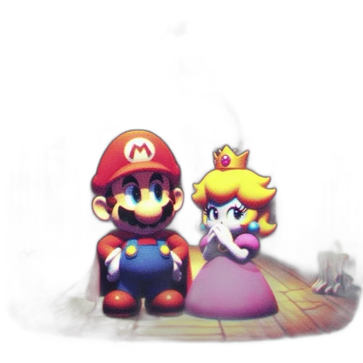 crown, hat, dress, weapon, pixel art, concept art, 3d render, watercolor transparent PNG cut-out