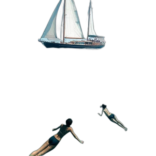 concept art, 3d render, photorealistic, pixel art, underwater, beach, pastel, blue transparent PNG cut-out