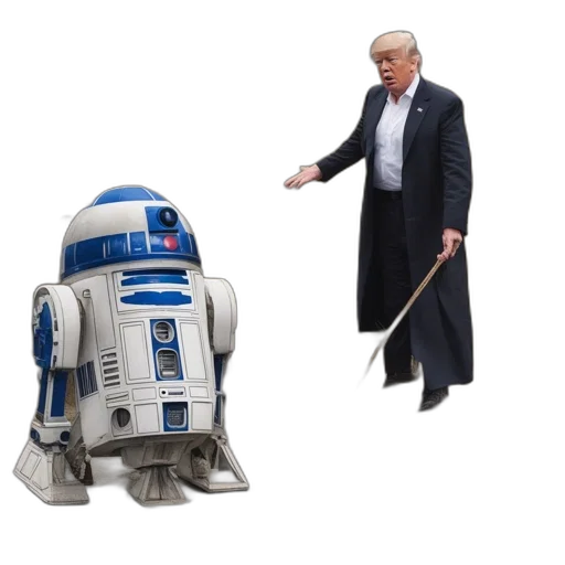 robot, weapon, staff, creature, concept art, individual, formal, attire transparent PNG cut-out