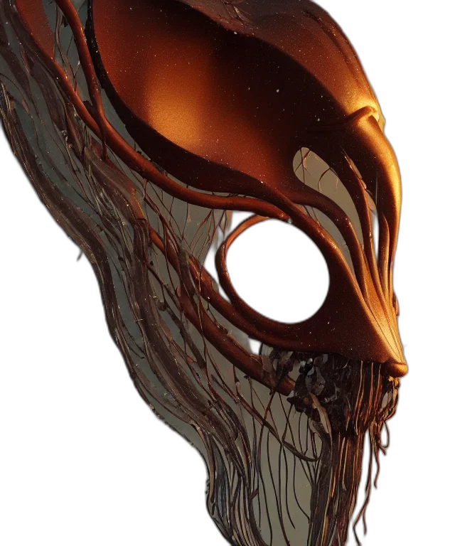 mask, face, creature, hair transparent PNG cut-out