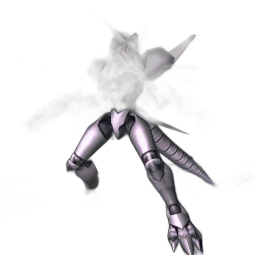 robot, weapon, creature, staff, concept art, 3d render, fantasy art, vaporwave transparent PNG cut-out