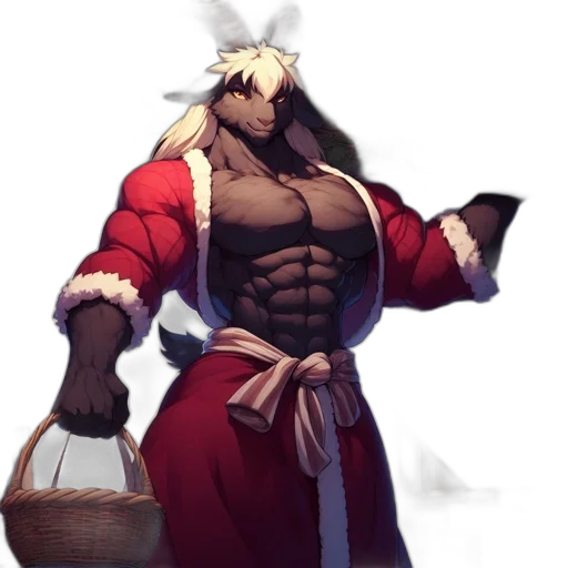 staff, concept art, pixel art, fantasy art, anthropomorphic, goat-like, figure, donning transparent PNG cut-out