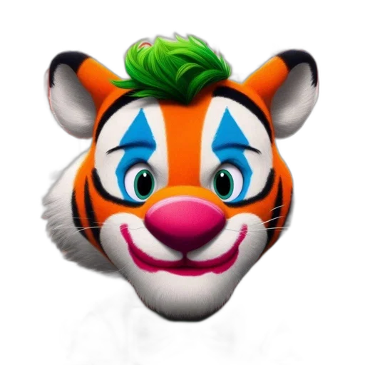 animal, mask, creature, face, 3d render, cartoon, concept art, photorealistic transparent PNG cut-out