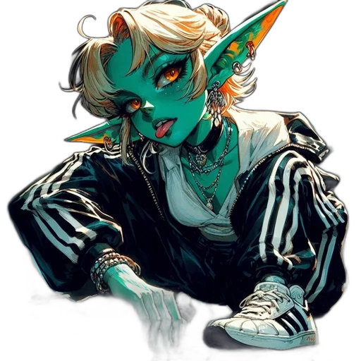 mask, jacket, creature, staff, concept art, fantasy art, watercolor, pixel art transparent PNG cut-out