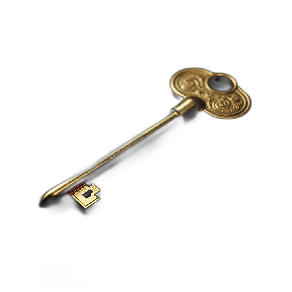 jewelry, staff, sword, weapon, 3d render, concept art, photorealistic, golden transparent PNG cut-out