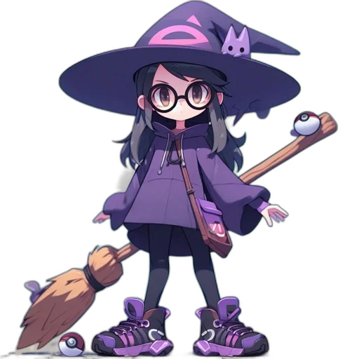 staff, hat, creature, weapon, concept art, pixel art, fantasy art, cartoon transparent PNG cut-out