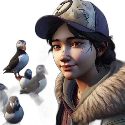 hat, concept art, photorealistic, fantasy art, 3d render, person, dark, hair transparent PNG cut-out