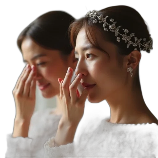 jewelry, crown, face, mask, photorealistic, oil painting, 3d render, concept art transparent PNG cut-out