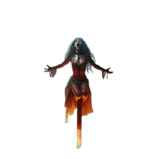 creature, staff, weapon, sword, concept art, 3d render, fantasy art, comic book art transparent PNG cut-out