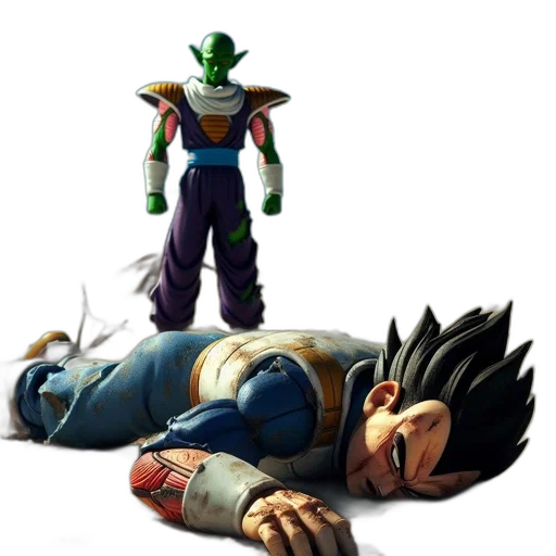 concept art, 3d render, comic book art, pixel art, green, two, animated, characters transparent PNG cut-out