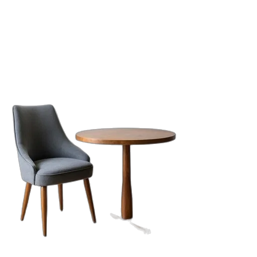 furniture, 3d render, earth tones, seater transparent PNG cut-out