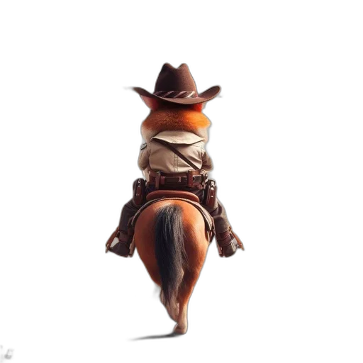 hat, animal, staff, robot, concept art, 3d render, fantasy art, photorealistic transparent PNG cut-out