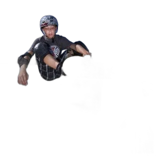creature, animal, robot, 3d render, concept art, photorealistic, underwater, skateboarder transparent PNG cut-out
