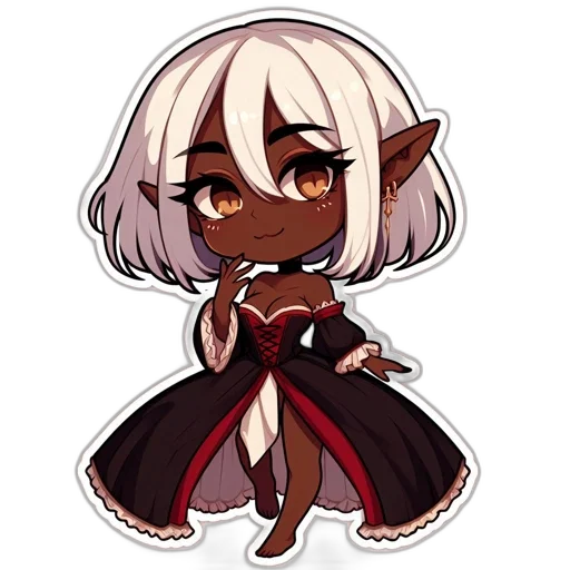staff, creature, pixel art, anime, concept art, fantasy art, dark, monochrome transparent PNG cut-out