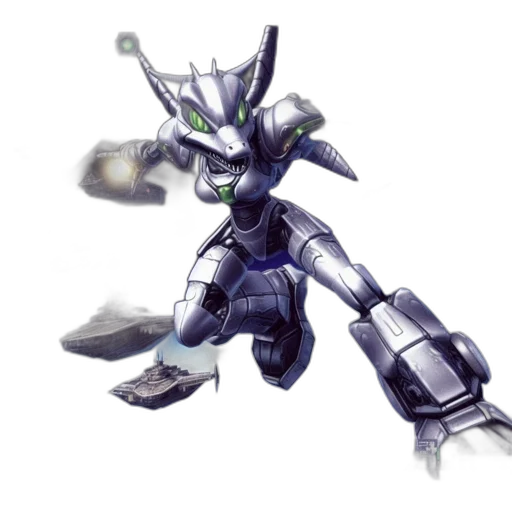 robot, weapon, sword, concept art, 3d render, fantasy art, pixel art, future transparent PNG cut-out