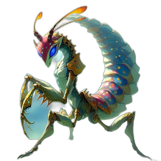 dragon, creature, animal, robot, concept art, fantasy art, pixel art, 3d render transparent PNG cut-out