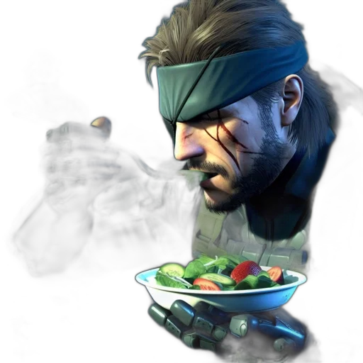 food, weapon, concept art, cyberpunk, 3d render, pixel art, green, image transparent PNG cut-out