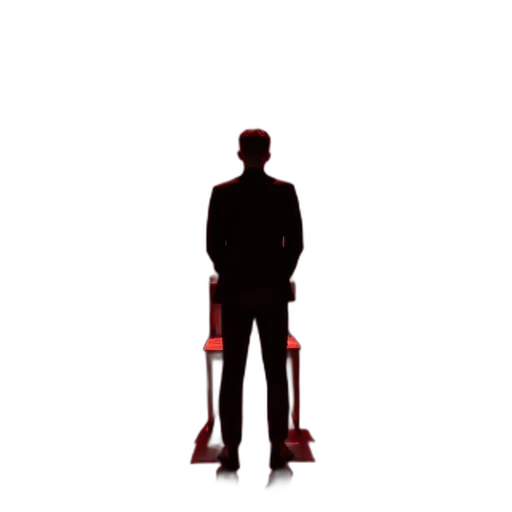 staff, robot, furniture, pixel art, concept art, 3d render, photorealistic, red transparent PNG cut-out