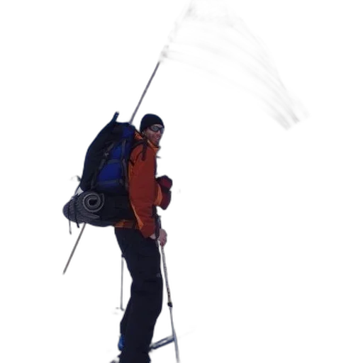staff, umbrella, 3d render, fog transparent PNG cut-out