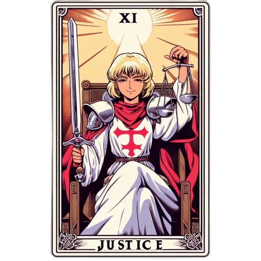 anime, comic book art, concept art, fantasy art, illustrated, tarot, card, portrays transparent PNG cut-out