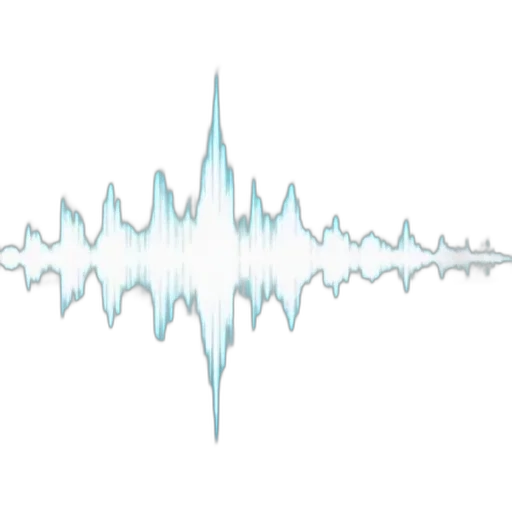 hair, robot, white, noise, waveform, superimposed, over, blue transparent PNG cut-out