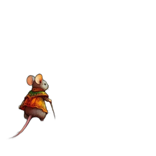 animal, creature, staff, weapon, concept art, pixel art, 3d render, fantasy art transparent PNG cut-out