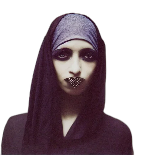 mask, face, creature, staff transparent PNG cut-out