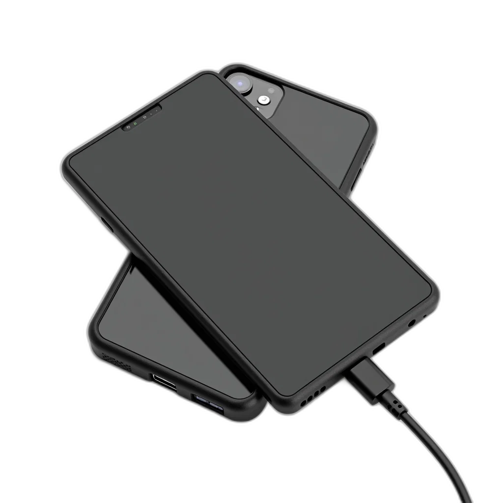 weapon, staff, animal, jacket, 3d render, black, smartphone, case transparent PNG cut-out