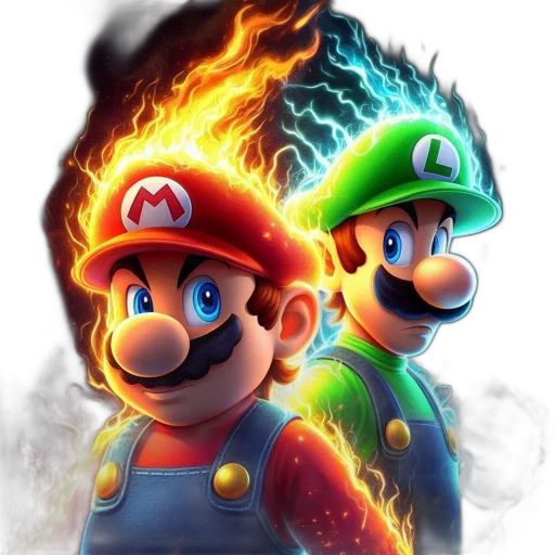 concept art, pixel art, 3d render, fantasy art, fire, iconic, game, characters transparent PNG cut-out