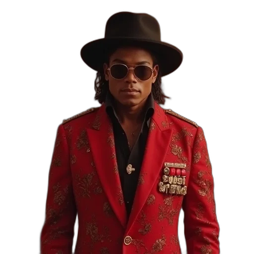 jacket, hat, michael, jackson transparent PNG cut-out