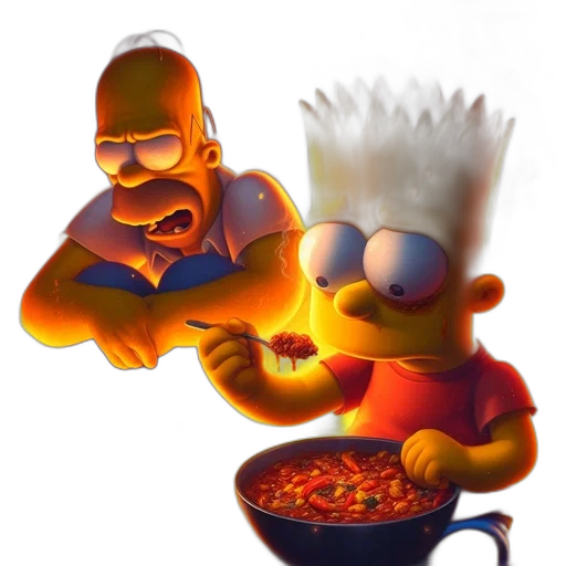 food, staff, concept art, 3d render, pixel art, photorealistic, fire, night transparent PNG cut-out