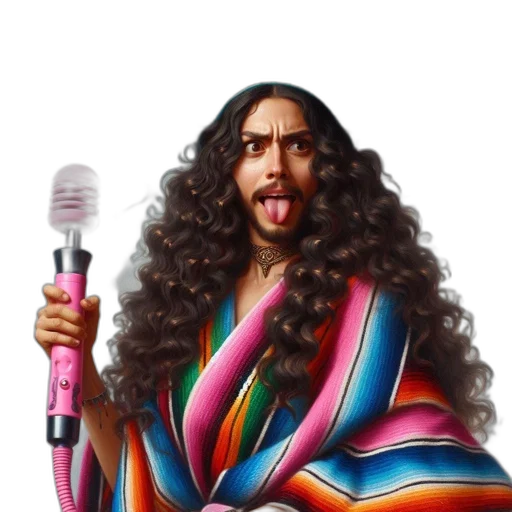 hair, dress, jacket, cartoon, individual, long, curly, brown transparent PNG cut-out