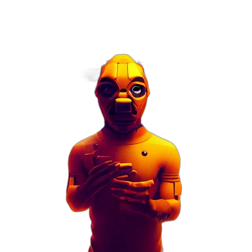 mask, robot, face, creature transparent PNG cut-out