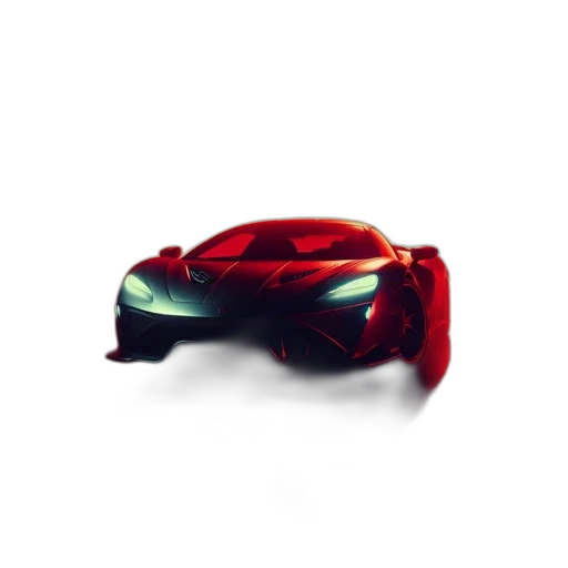 car, mask, shoes, weapon, 3d render, concept art, photorealistic, pixel art transparent PNG cut-out