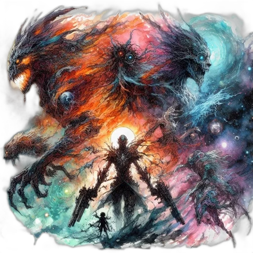 dragon, creature, mask, concept art, fantasy art, watercolor, comic book art, fire transparent PNG cut-out