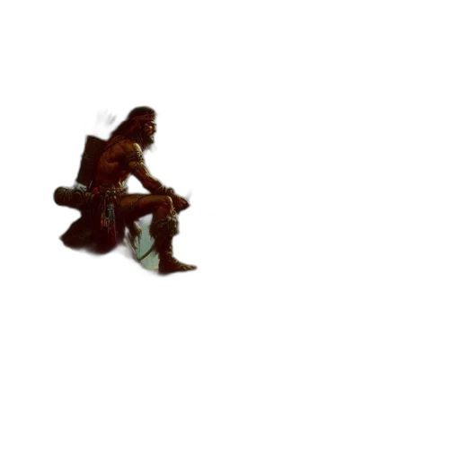 creature, animal, weapon, staff, pixel art, concept art, 3d render, fantasy art transparent PNG cut-out