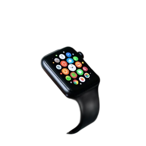 jewelry, 3d render, person, wrist, wearing, smartwatch, black, strap transparent PNG cut-out