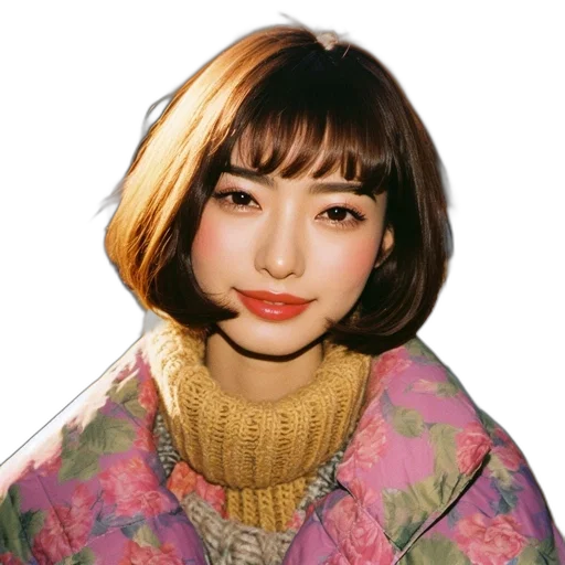 face, jewelry, jacket, staff, photorealistic, oil painting, anime, cartoon transparent PNG cut-out